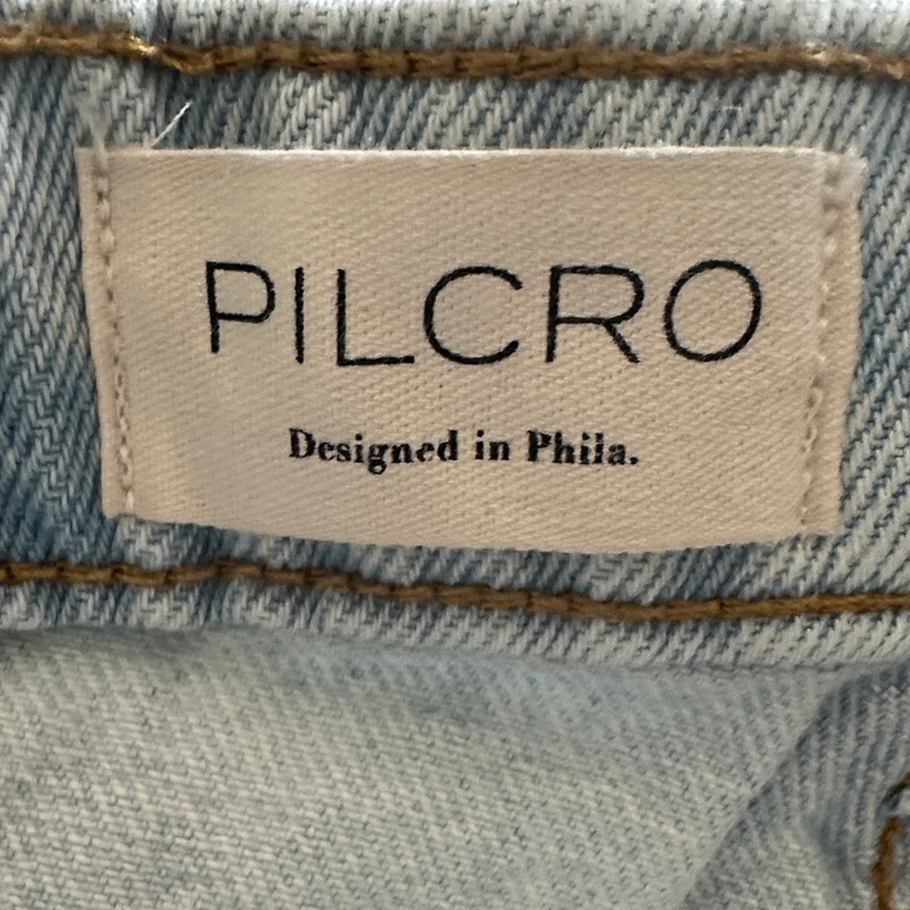 Anthropologie Pilcro Classic Bermuda Denim Shorts - Picture 2 of 5
